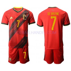 Barn Fotballdrakter Belgia DE BRUYNE 7 Hjemme Euro 2020 Kortermet